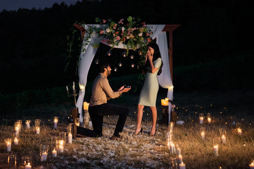 amazing proposal vineyard